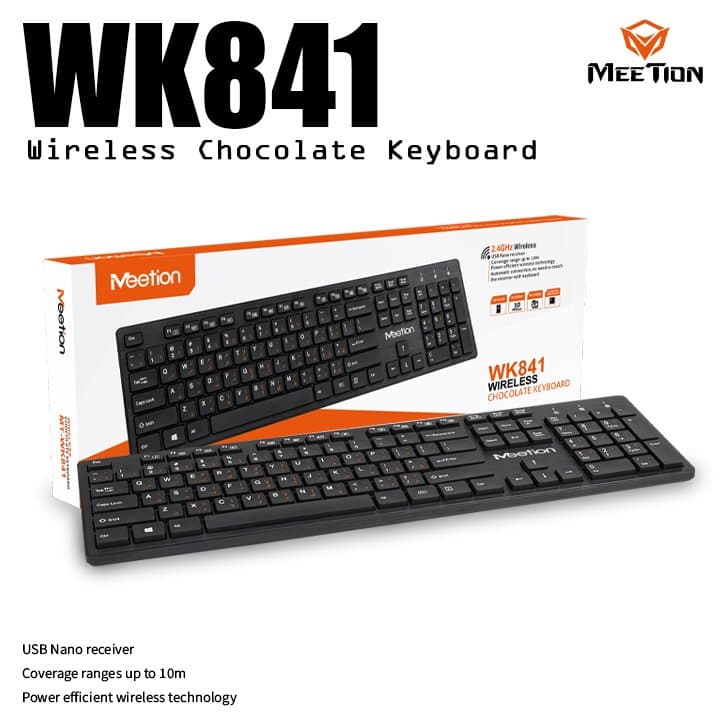 Tastierë Meetion WK841 Slim, wireless