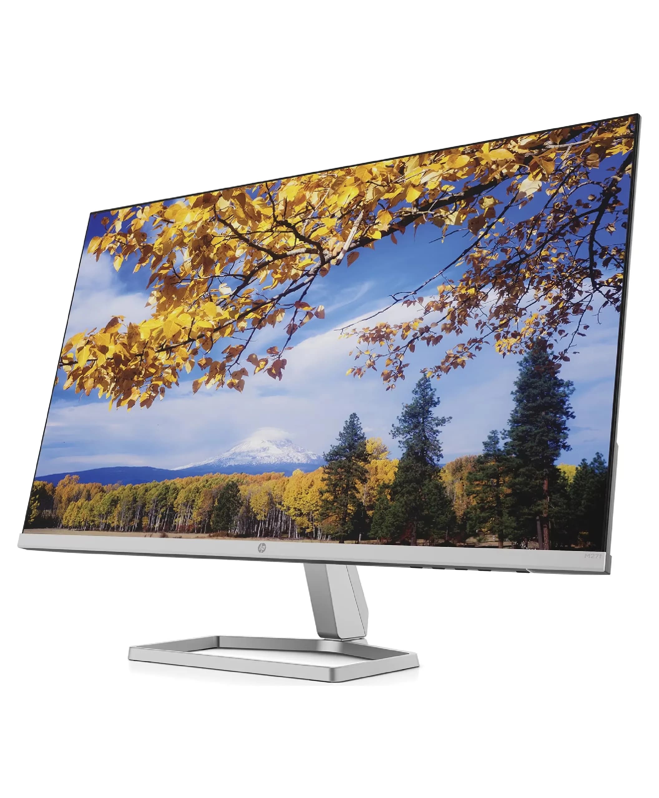 HP Desktop Monitor – 27-inch M27f FHD Monitor,IPS,75Hz,Silver front,Black back