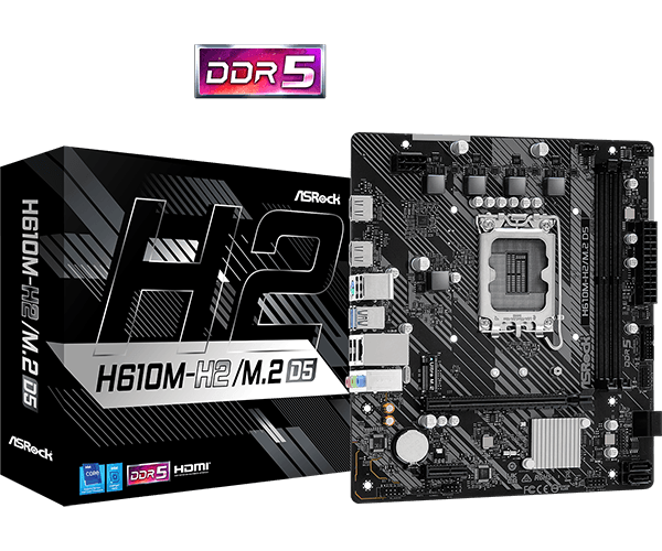 Pllaka amë ASRock H610M-H2/M.2 D5
