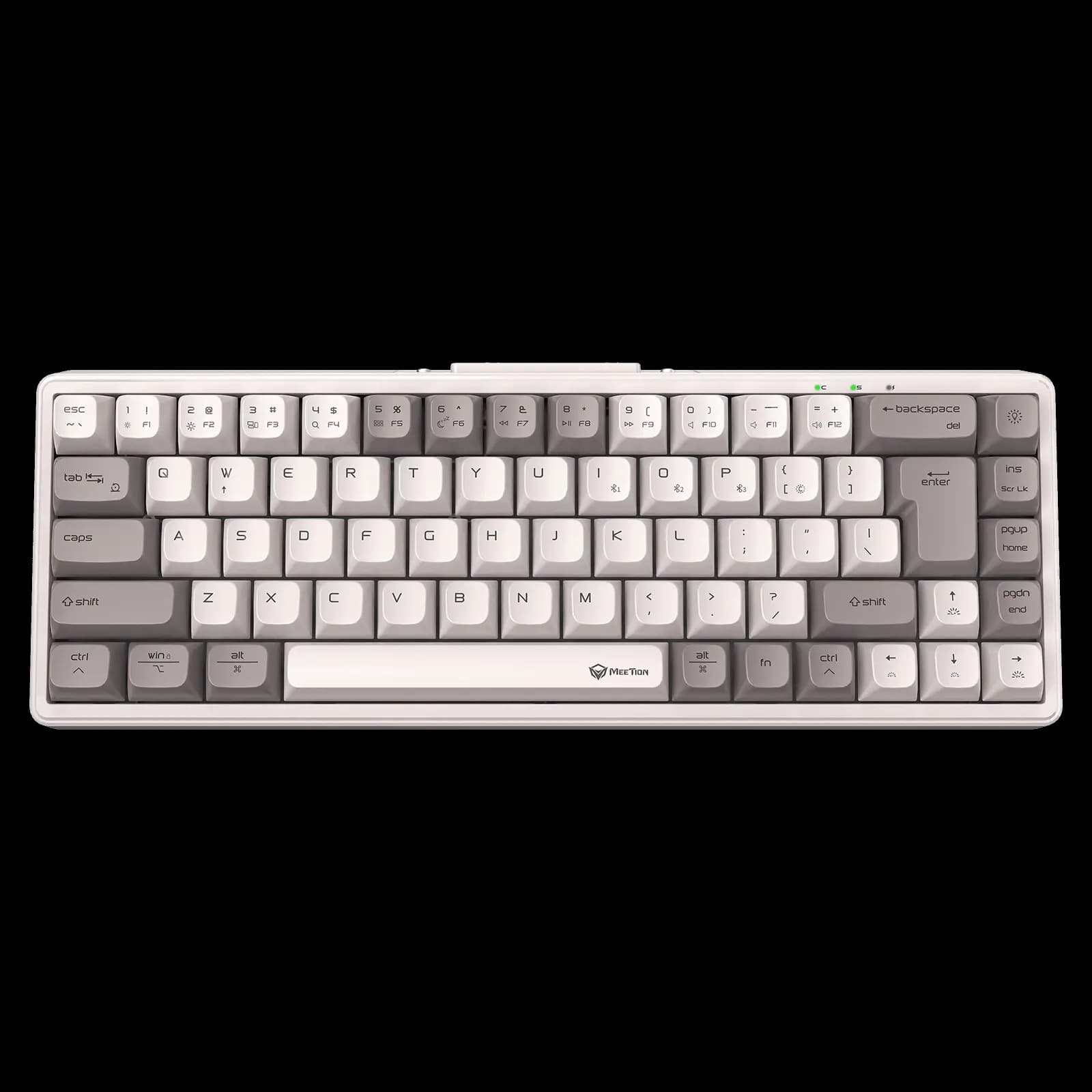 Meetion MT-MK12 – Tastierë Mekanike 65% me Ndriçim RGB dhe Lidhje Tri-Modale