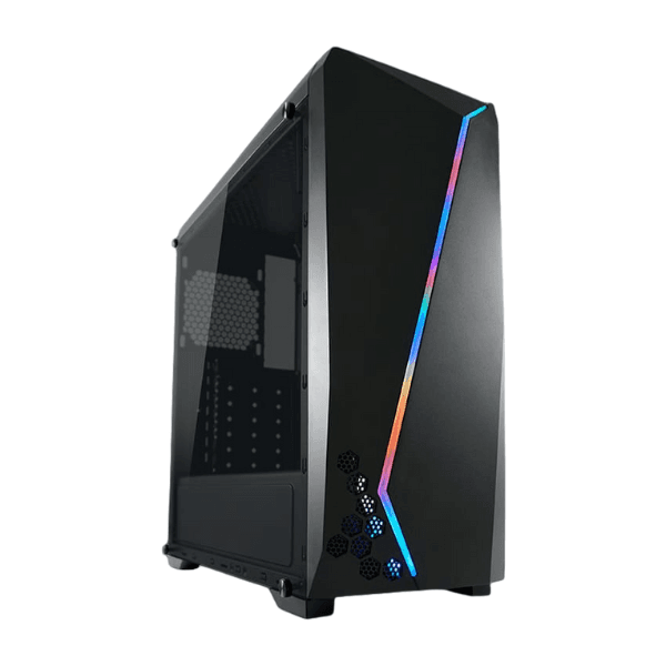 Kasa Gaming LC-Power 700B Hexagon – ATX Midi-Tower (Vetëm Kasa, pa komponentë)