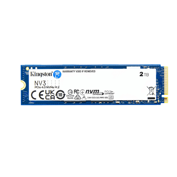 SSD Kingston NV3 2TB M.2 2280 PCIe 4.0 NVMe – 6000 / 5000 MB/s, 640 TBW