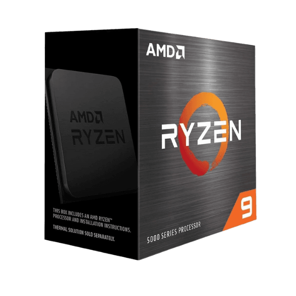 Procesor AMD Ryzen 9 5900X BOX, 3.7 GHz Bazë / 4.8 GHz Max Boost, 12-Core / 24-Thread, 70 MB Cache, 105 W – Socket AM4 (Zen 3 / Vermeer Series)