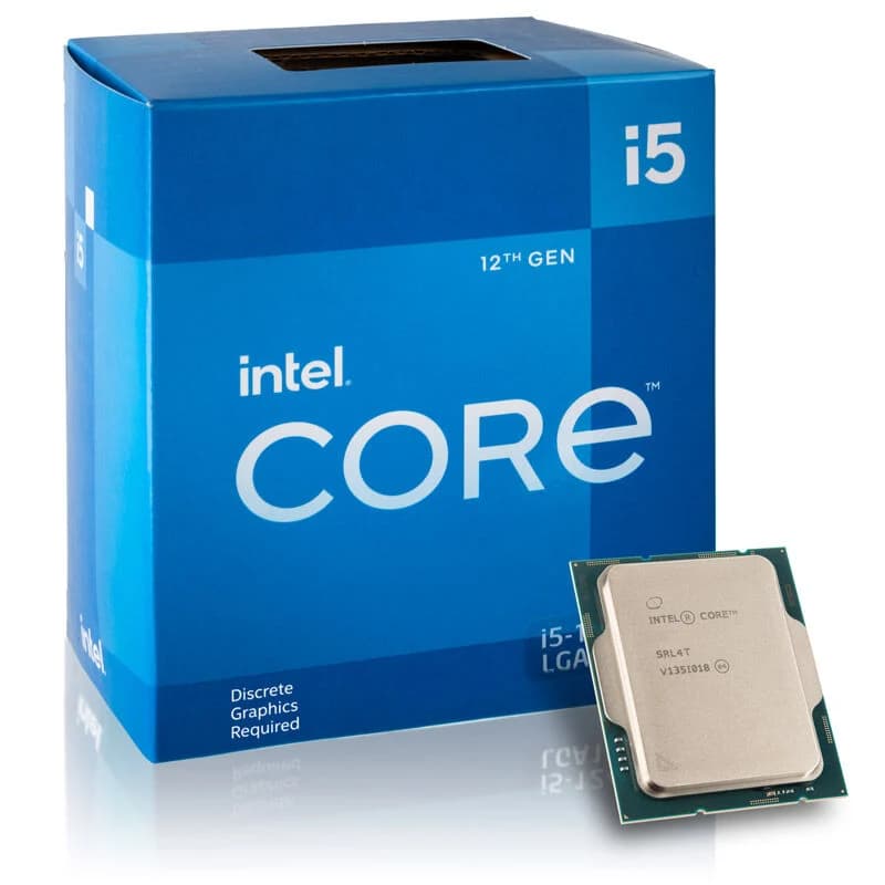 Procesor Intel Core i5-12400F , 2.5 GHz, 6-Core / 12-Thread, 18 MB Cache – Socket LGA 1700
