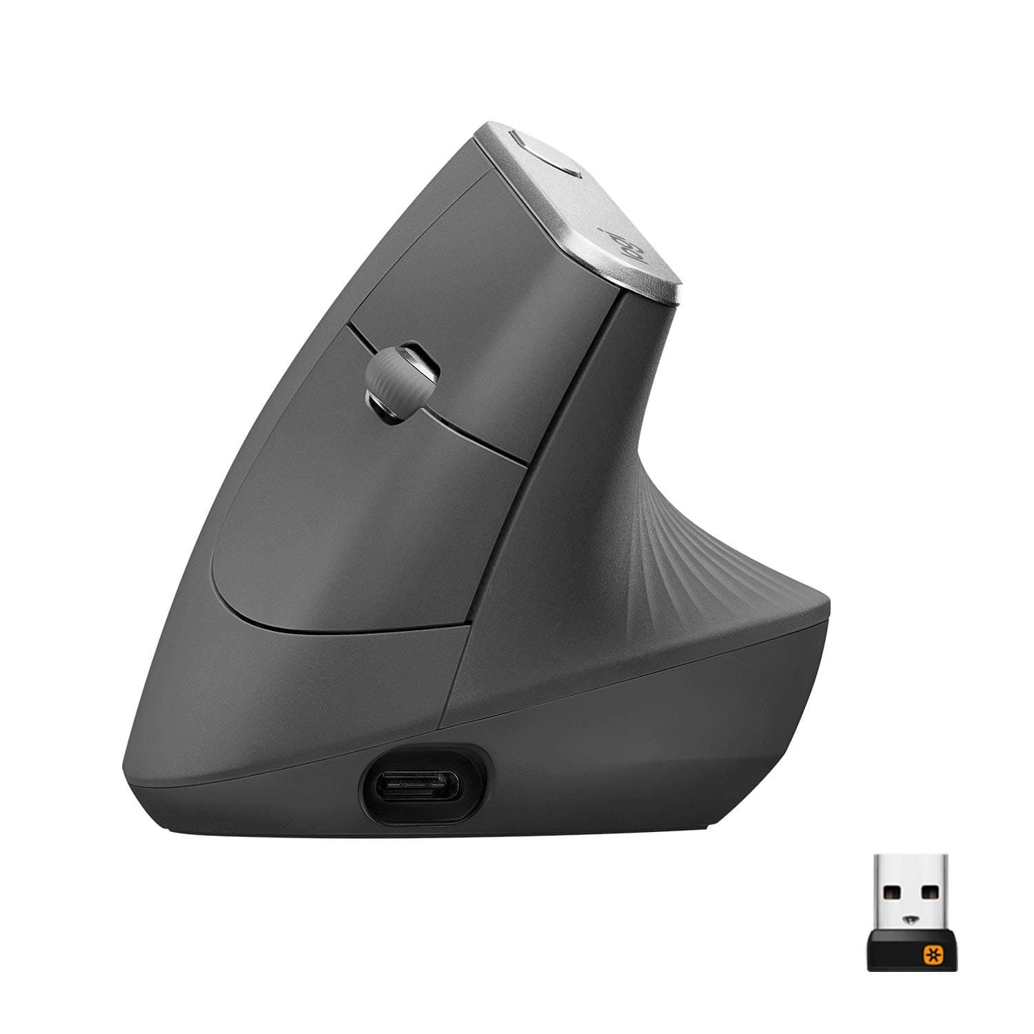 Maus Vertical Logitech MX Vertical – Wireless, Bluetooth & 2.4GHz, 4 000 DPI