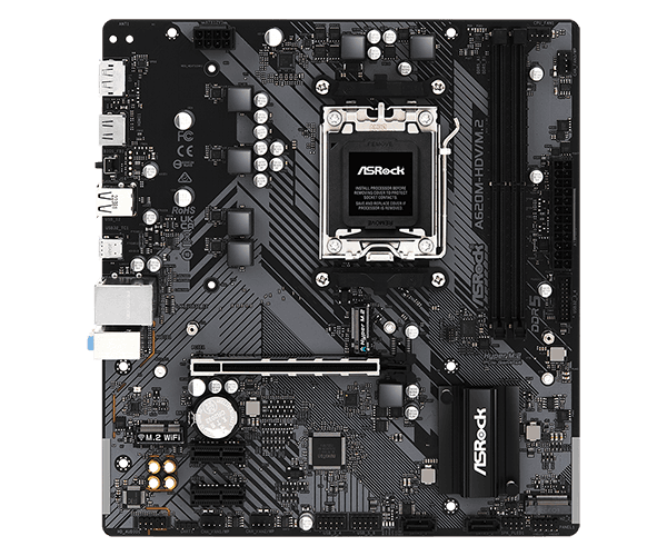 Plakë Amë ASRock A620M-HDVM.2 – AM5, Micro-ATX, DDR5, M.2