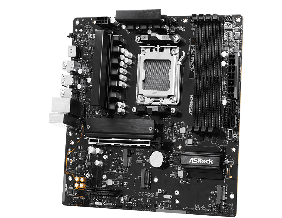 Plakë Amë ASRock A620AM PRO-A – Socket AM5, Micro-ATX, DDR5, AMD A620