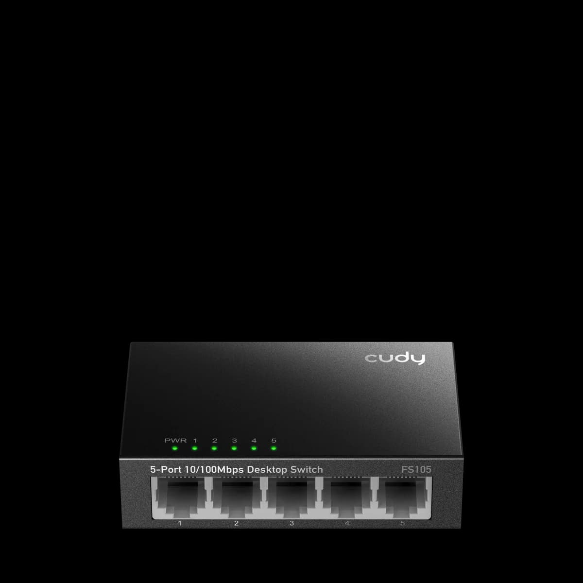 Cudy FS105 3.0 – 5-Port Fast Ethernet Switch, 10/100 Mbps, Desktop / Wall-Mount