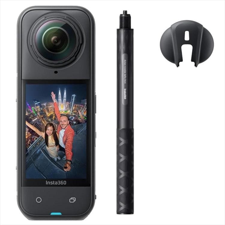 Insta360 X5 Snowboard Bundle – Kamera 360° 8K për Snowboard + Aksesorë Pro