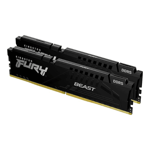 RAM Desktop Kingston FURY Beast KF564C32BBEK2-32 – 32GB (2×16GB) DDR5, 6400MHz, CL32