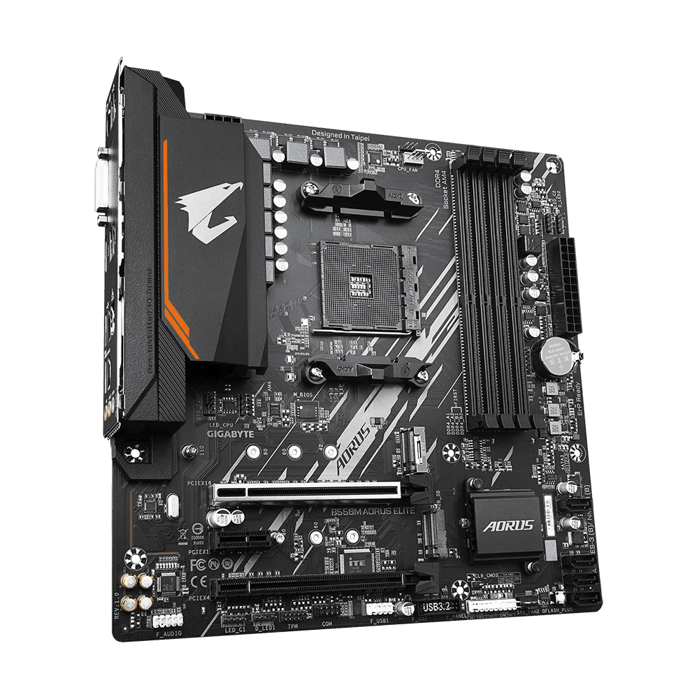 Pllake Ame Gigabyte B550M AORUS ELITE (rev. 1.3) – AMD B550, DDR4, Micro-ATX