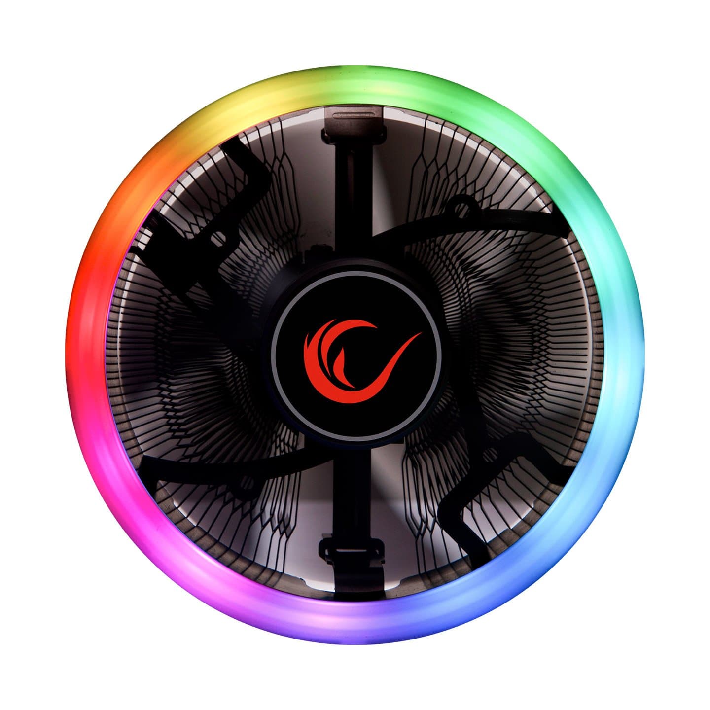Ftohës me ajër për CPU Rampage RM‑C01 Cool‑Fix 124×124×67 mm RGB – I Zi