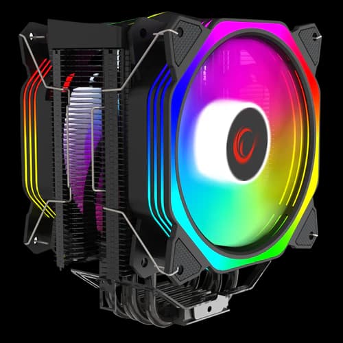 Ftohës CPU me Ajër Dual Fan 120 mm ARGB – Rampage Octagon C60 – AM5 / LGA1700
