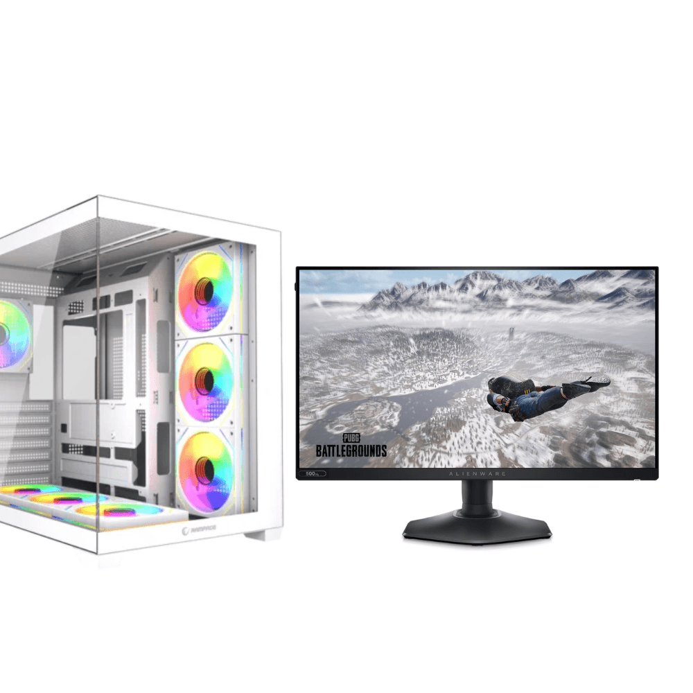 BBT Bundle Flair Series 6 – PC Gaming RTX 5070 Ti 16GB, Ryzen 7 9800X3D, 32GB DDR5 6400MHz, 2TB NVMe + Monitor 24.5″ 500Hz