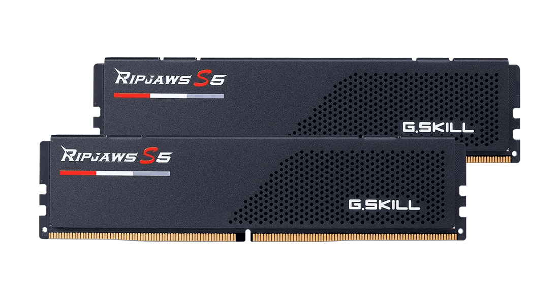 Memory G.SKILL Ripjaws S5 Black 32GB(2x16GB) DDR5 5200MHz CL40 – Intel XMP