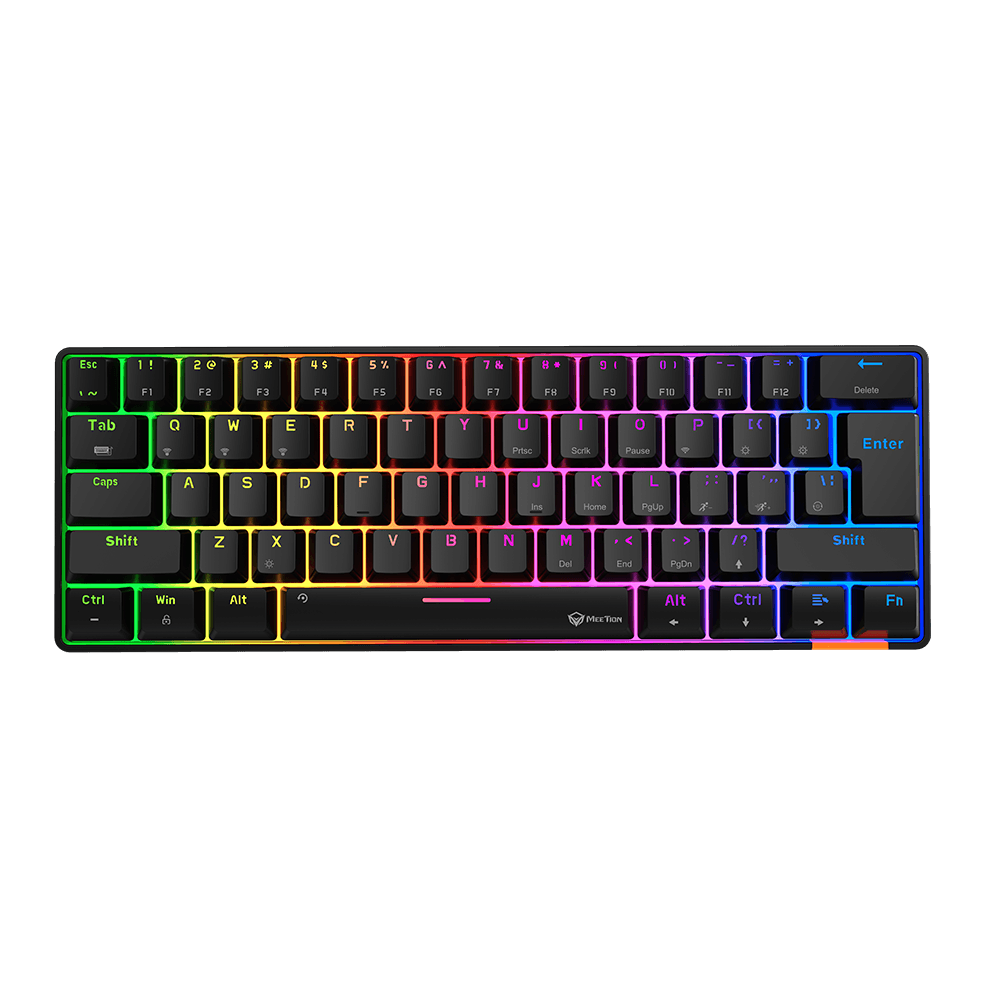 Tastierë Gaming Meetion MT-MK005BT RGB Wireless Mechanical