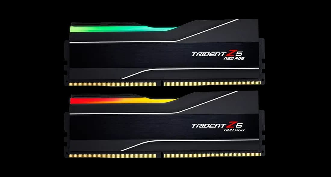 Memory G.SKILL Trident Z5 Neo RGB 48GB (2x24GB) DDR5-6400 CL32 – AMD EXPO
