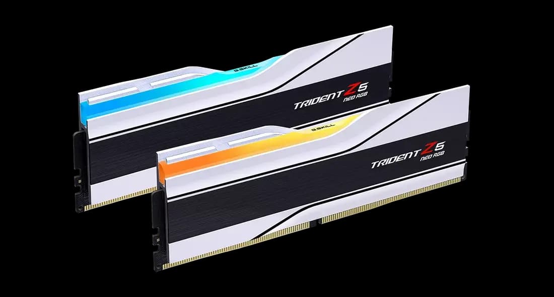 Memory G.SKILL Trident Z5 Neo RGB 48GB (2x24GB) DDR5-6400 CL32 – AMD EXPO