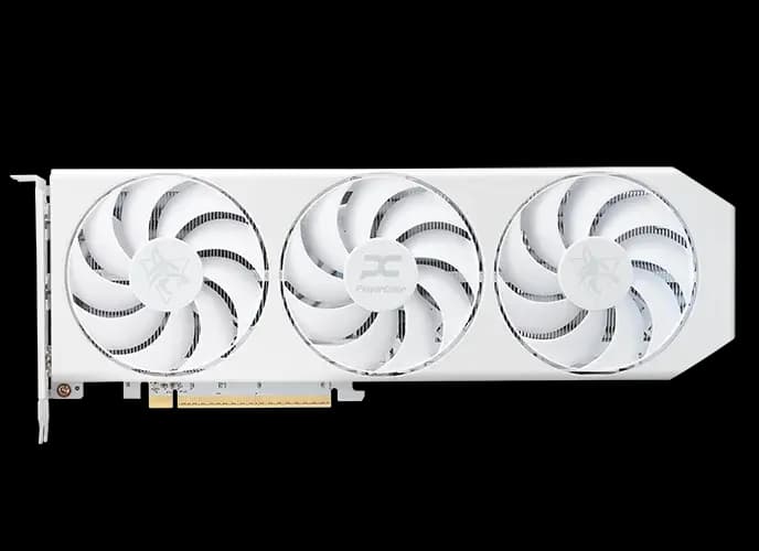 Graphic card Powercolor AMD Radeon Hellhound RX 9060XT Spectral White 16GB GDDR6