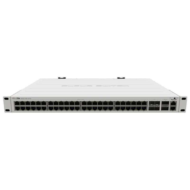 Switch 48 port Mikrotik CRS354-48G-4S+2Q+RM, 48 ports, 40 Gbps QSFP+ ports