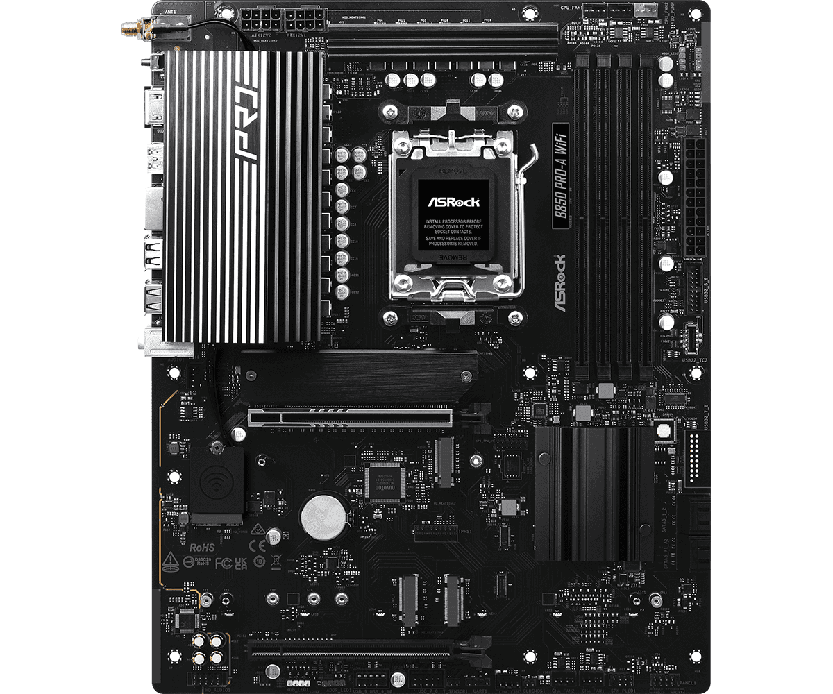 Motherboard ASRock B850 PRO-A WIFI socket AM5