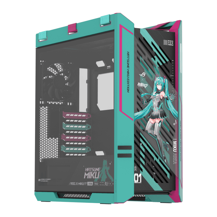 Case ASUS ROG Strix Helios II Hatsune Miku Edition E-ATX Mid-Tower