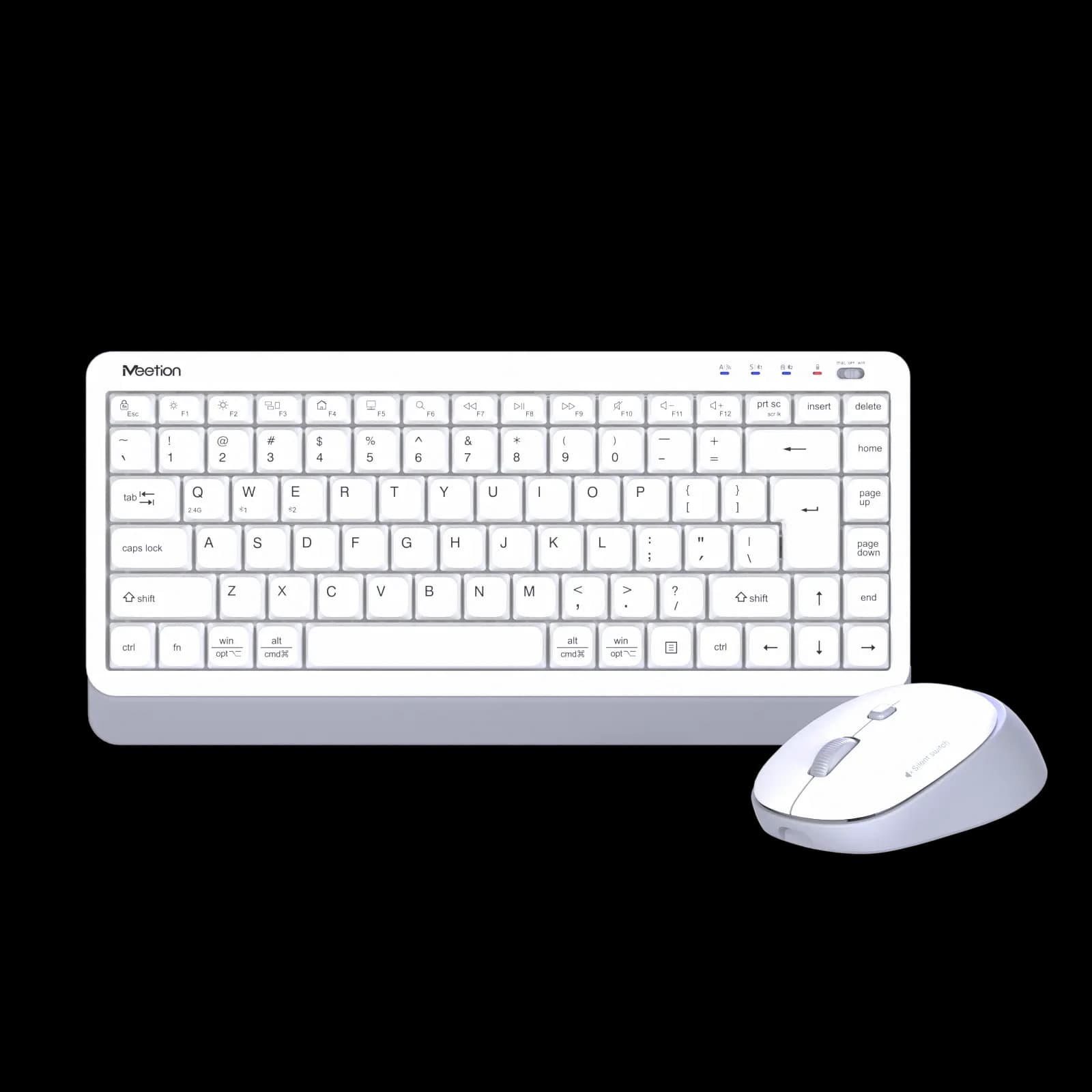 Set mini wireless tastierë dhe maus Meetion MT-MINI 5000 – Dual Mode (Bluetooth + 2.4G)