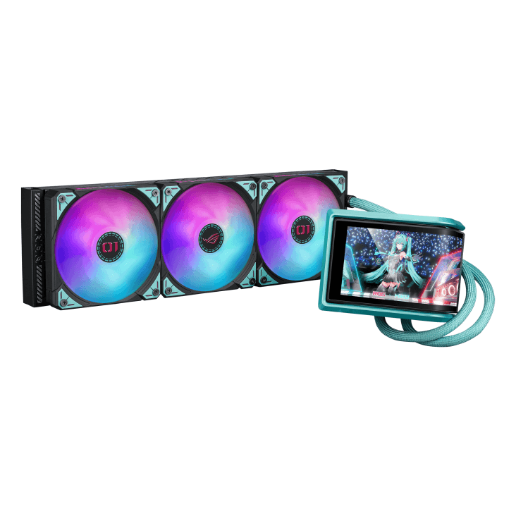 CPU AIO Liquid Cooler ASUS ROG RYUO IV 360 ARGB Hatsune Miku Edition