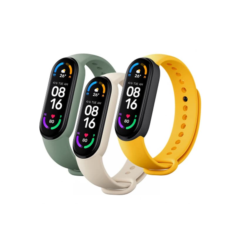 Xiaomi Mi Smart Band 6 Strap(3 Pack) Ivory/Olive/Yellow