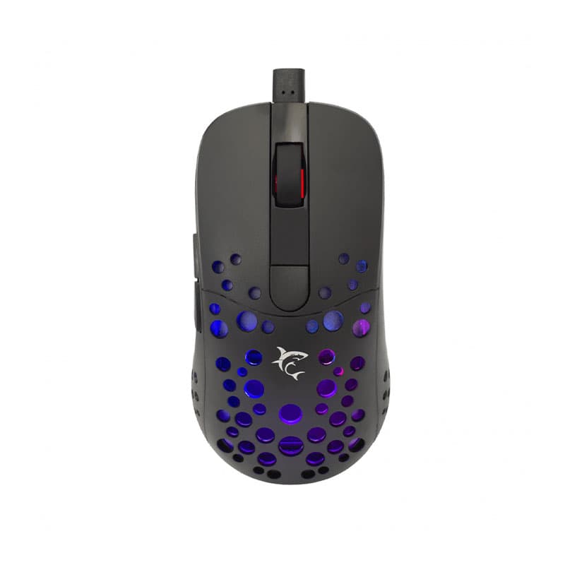 Maus lojërash White Shark GM-9004 TRISTAN Black RGB / 12.000 dpi