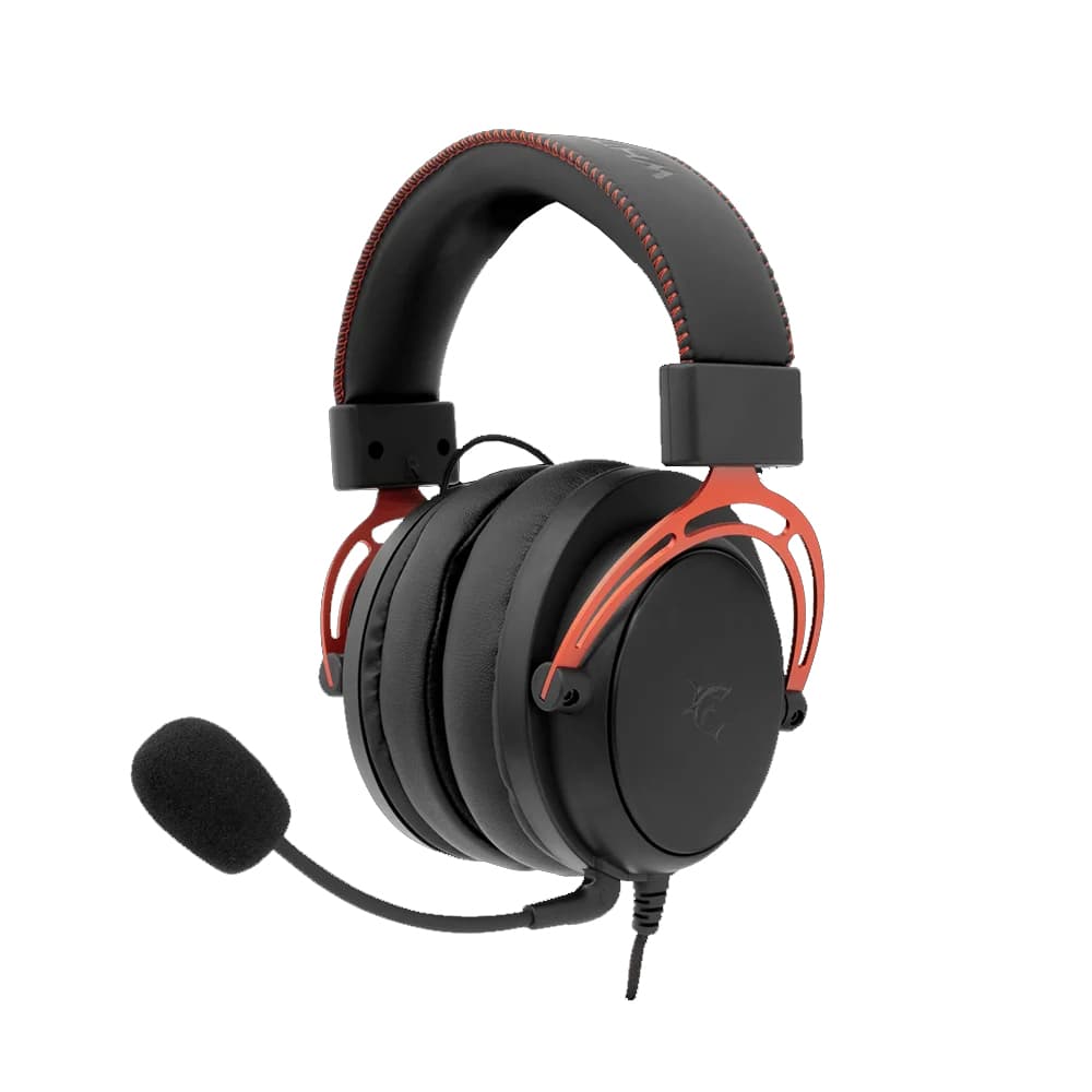 Kufje Lojrash White Shark Gorilla Red Gaming