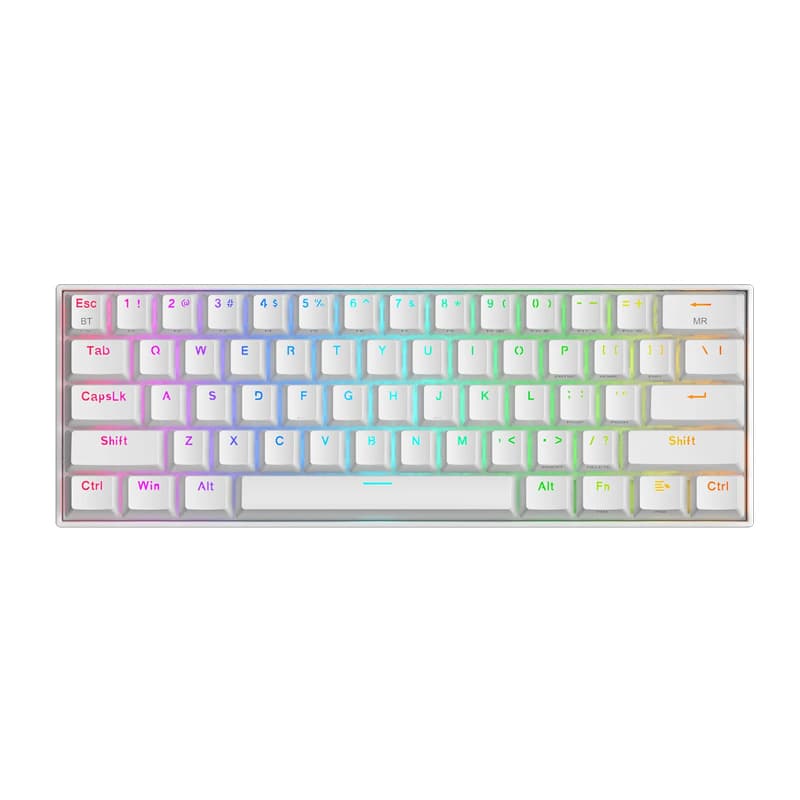 Tastierë Mekanike Redragon Draconic K530Rgb Pro Bt/Wired Mechanical White Brown Switch