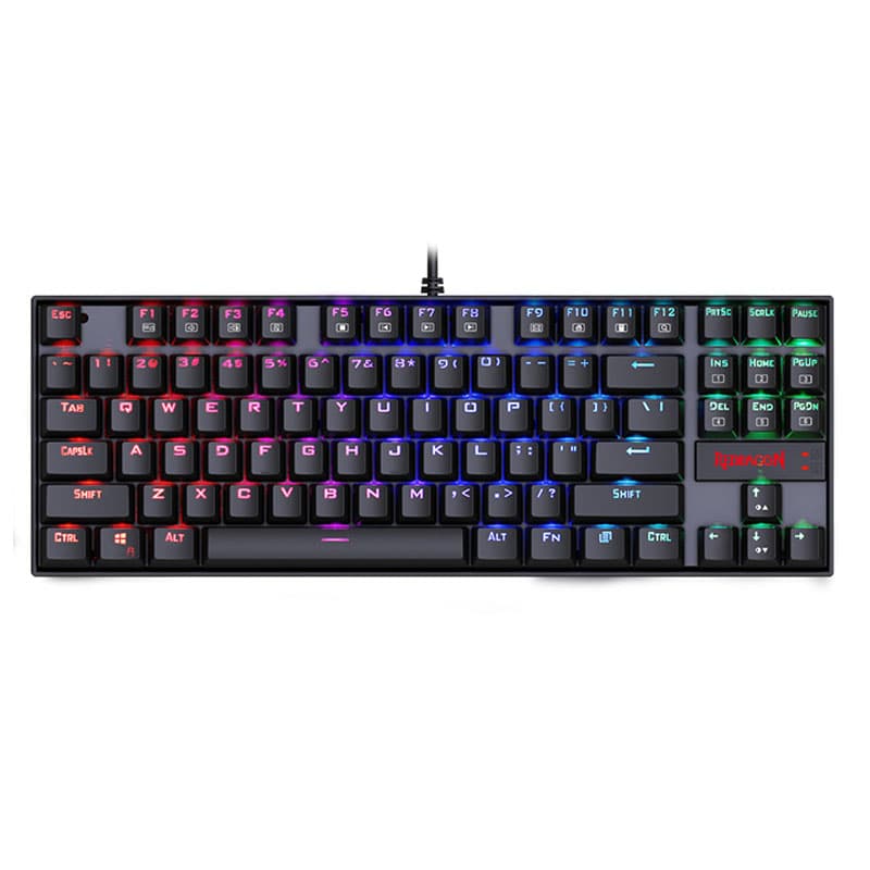 Tastierë mekanike Redragon Kumara e zezë K552 RGB