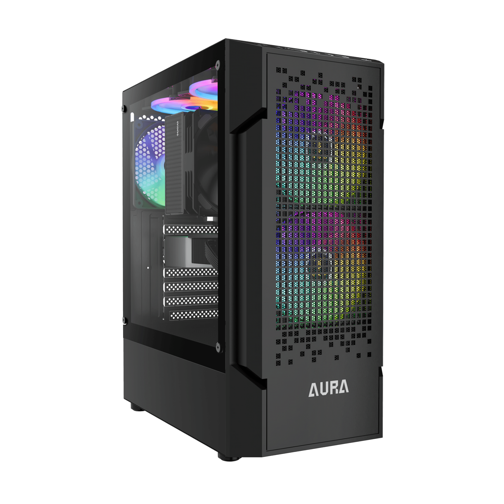 Kase AURA GC7 KOMPAKTE MESH RGB MID-TOWER