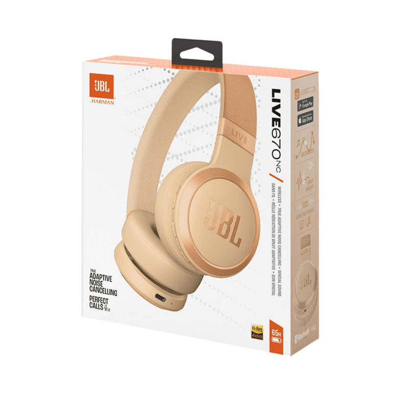 Kufje JBL Live 670 NC Sand