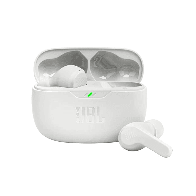 JBL Vibe BEAM Wireless Headphones White