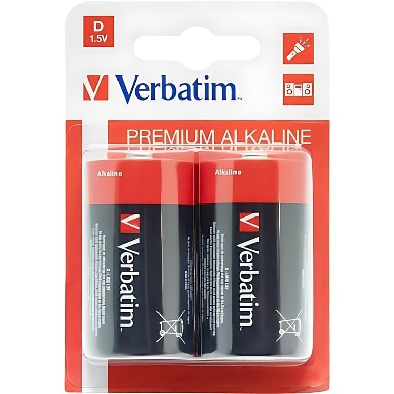 BATERI VERBATIM ALAK D 1.5V 2K