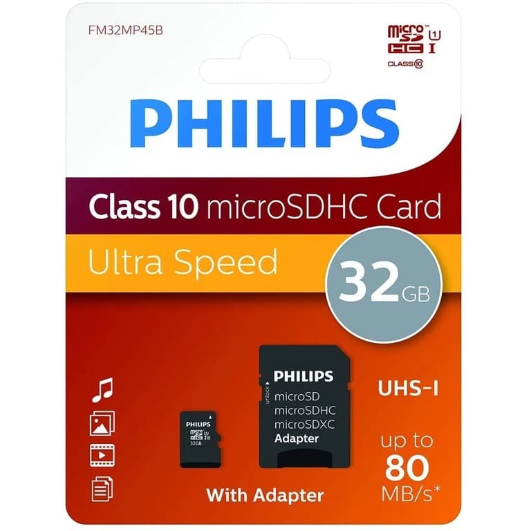 KARTE MEMORIE + ADAPTER 32 GB