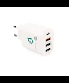 Mbushes Telefoni  Spacer 36W,  1 X Usb Type-C 20W , 1 X Usb Qc 3.0,  2 X Usb 2.4A,  Bar...