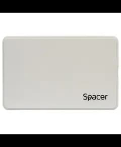 External SPACER HDD 2.5" Case USB 3.0 /White