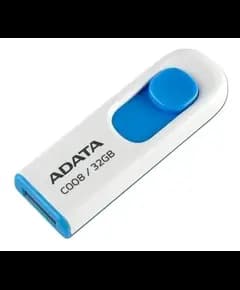 Usb Adata 32GB 2.0 AC008-32G-RWE Kaltert,Bardhe