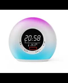Ore Alarm, Radio, Drite, Altoparlant MEANIT, B15 ,Bardhe