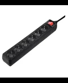 Kabell vazhduese Hama 137266 Power Strip 6-way 5m w/ Switch,Zeze