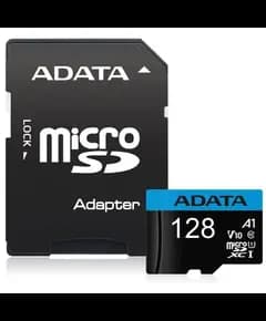 Micro SD ADATA 128GB AUSDX128GUILC10A1-RA1
