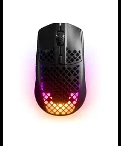 Maus gaming Steelseries aerox 3 wireless onyx, Bla