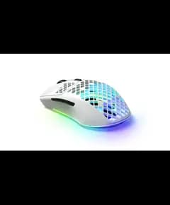 Maus gaming Steelseries aerox 3 wireless snow, Whi