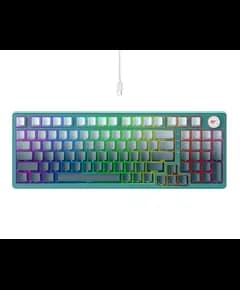 Tastiere Gaming HAVIT KB899L, bardhe/gjelbert