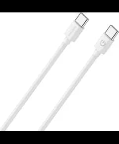 Kabell RealPower USB-C ne USB-C 2m 3A, bardhe