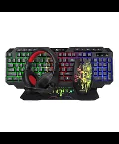 Set XTRIKE Gaming 4ne1, Tastiere, maus,kufje dhe mauspad CMX-415