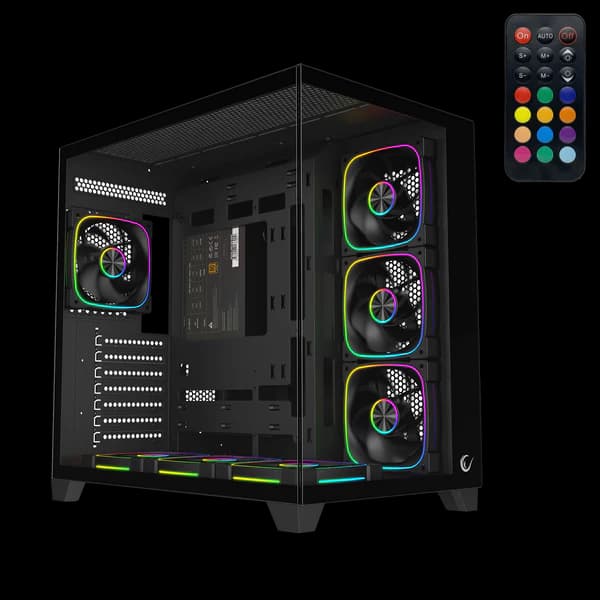 PC Gaming BetaTech ATOM 7 – RTX 5070 Ti 16GB, Ryzen 7 9800X3D, 32GB DDR5, 1TB SSD M.2, 850W Gold